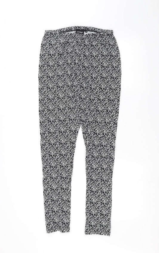 Golddigga Womens Black   Trousers  Size 14 L25 in