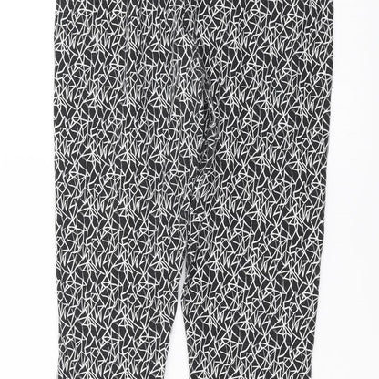 Golddigga Womens Black   Trousers  Size 14 L25 in