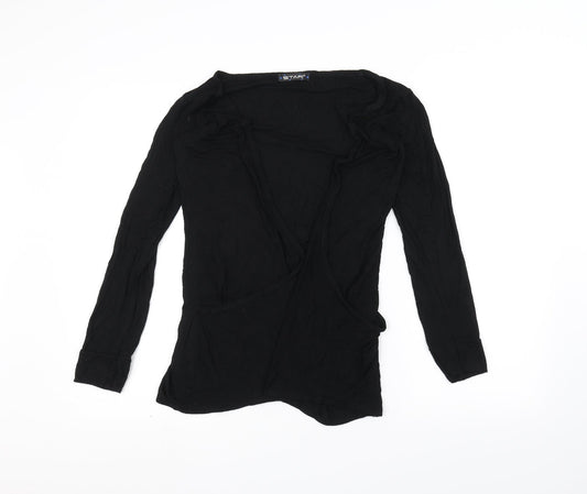 Star Womens Black   Cardigan Jumper Size M