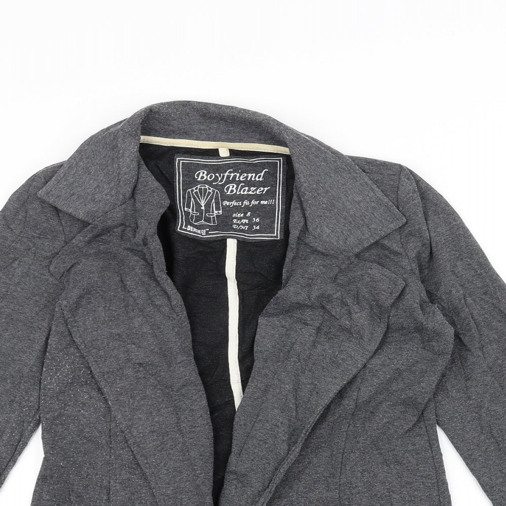 Womens UK Size 8 Preworn Grey Jacket