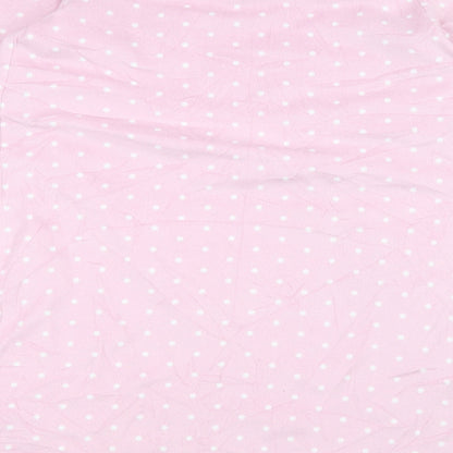 Marks and Spencer Womens Pink Polka Dot  Pullover Jumper Size 16
