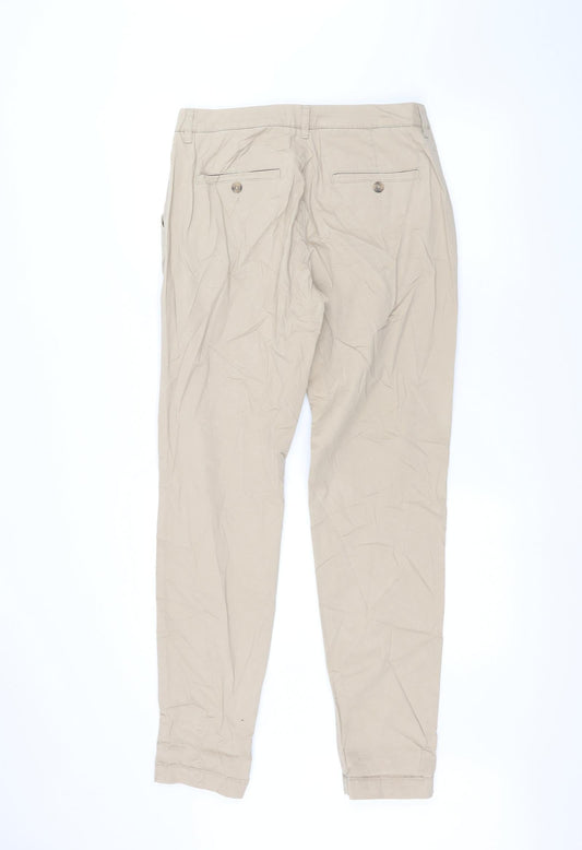 Womens UK Size 8 H&M Regular Fit  Brown Trousers