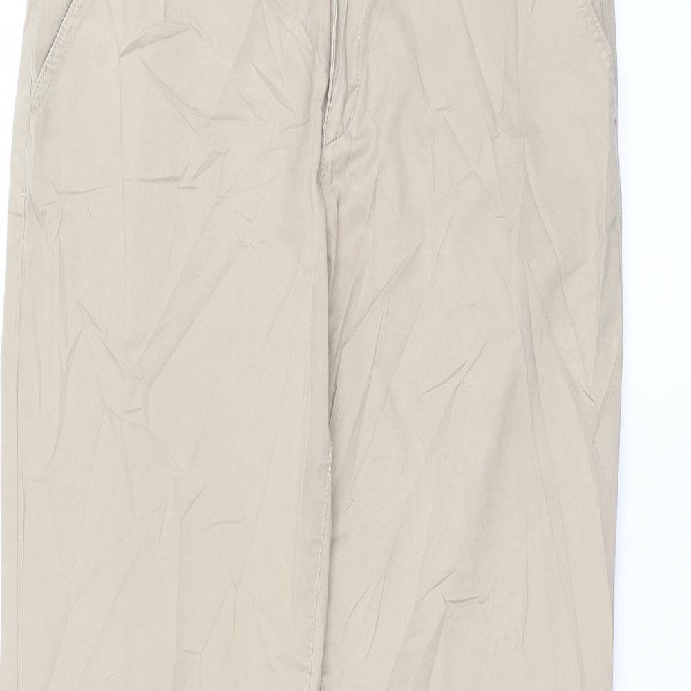 Womens UK Size 8 H&M Regular Fit  Brown Trousers