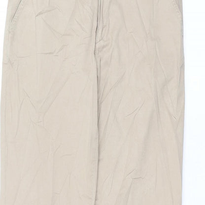 Womens UK Size 8 H&M Regular Fit  Brown Trousers