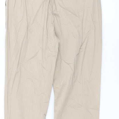 Womens UK Size 8 H&M Regular Fit  Brown Trousers