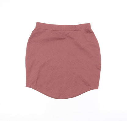 Missguided Womens Pink   A-Line Skirt Size 10