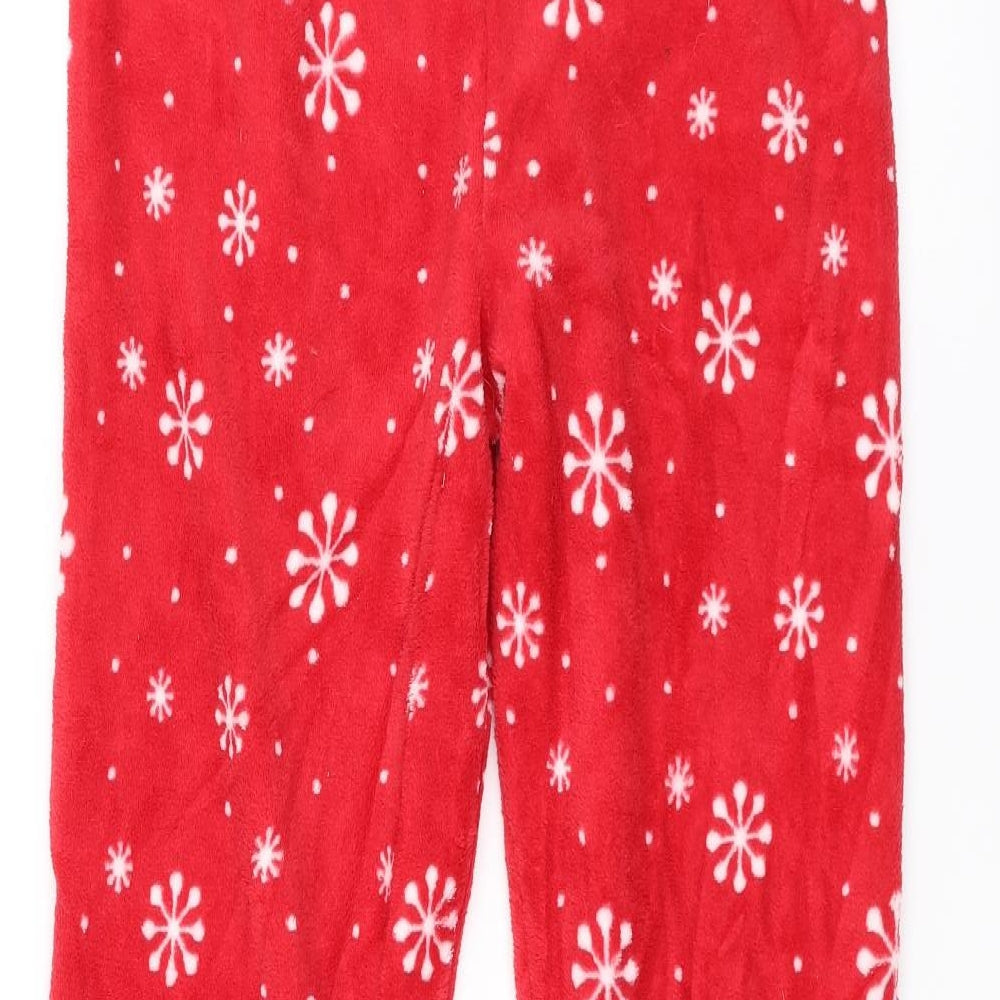 Womens UK Size S Preworn Regular Fit  Red Trousers