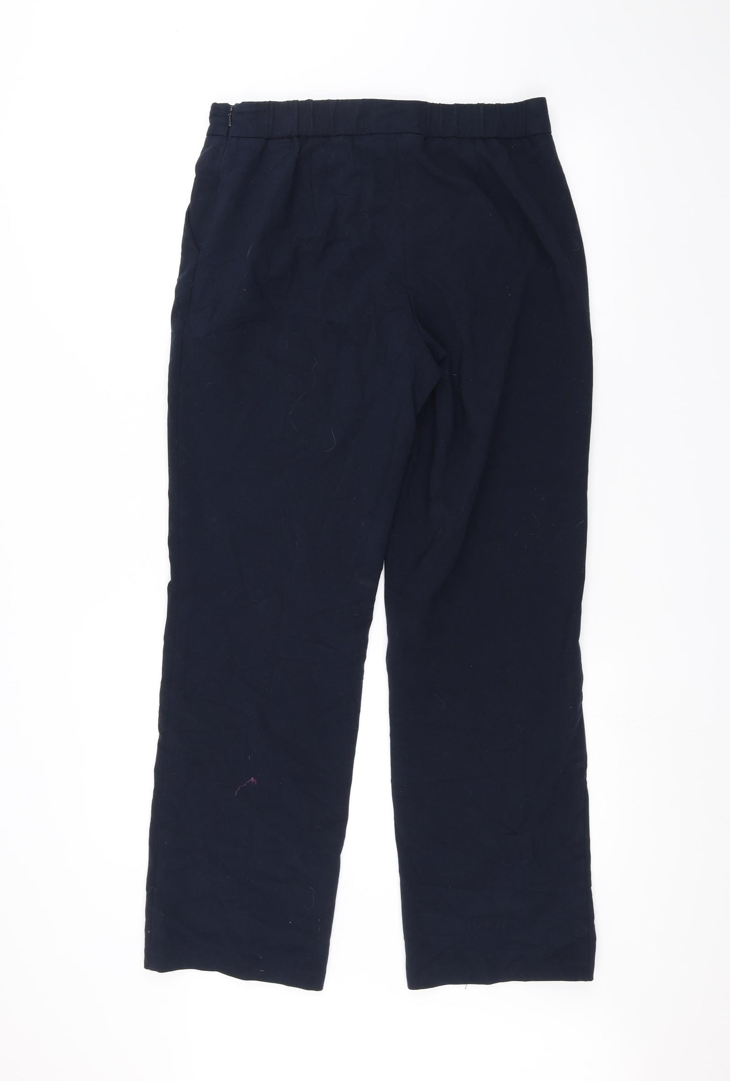 Womens UK Size 10 Marks and Spencer Regular Fit  Blue Trousers