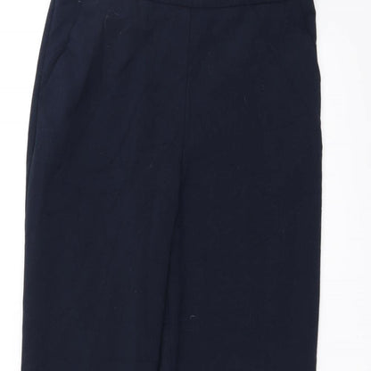 Womens UK Size 10 Marks and Spencer Regular Fit  Blue Trousers