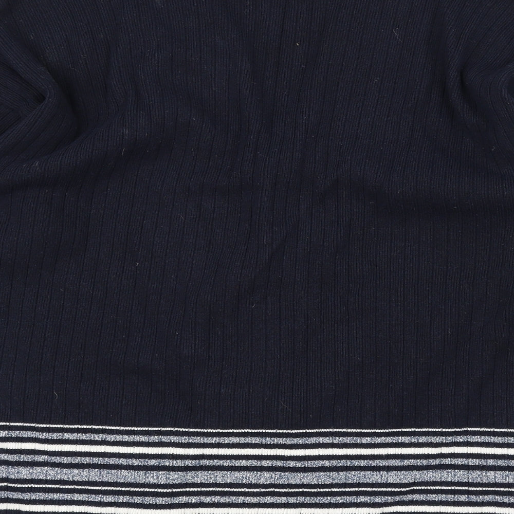The Edinburgh Collection Womens Blue   Cardigan Jumper Size M