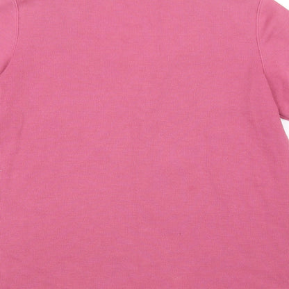 Womens UK Size S BM casual Pink Basic T-Shirt