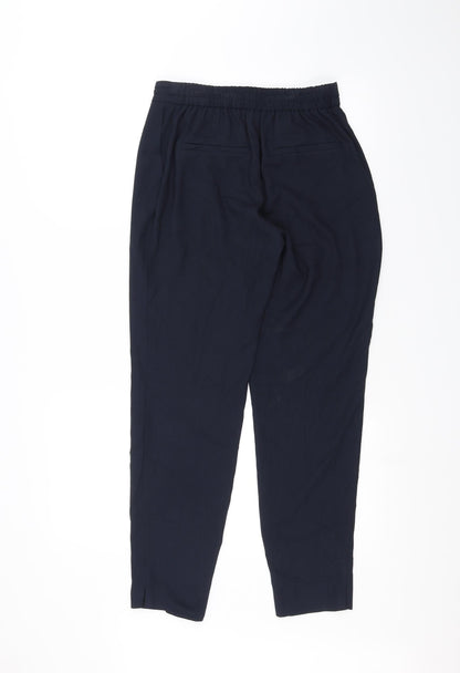 Womens UK Size XS Zara Regular Fit  Blue Trousers