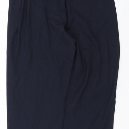 Womens UK Size XS Zara Regular Fit  Blue Trousers