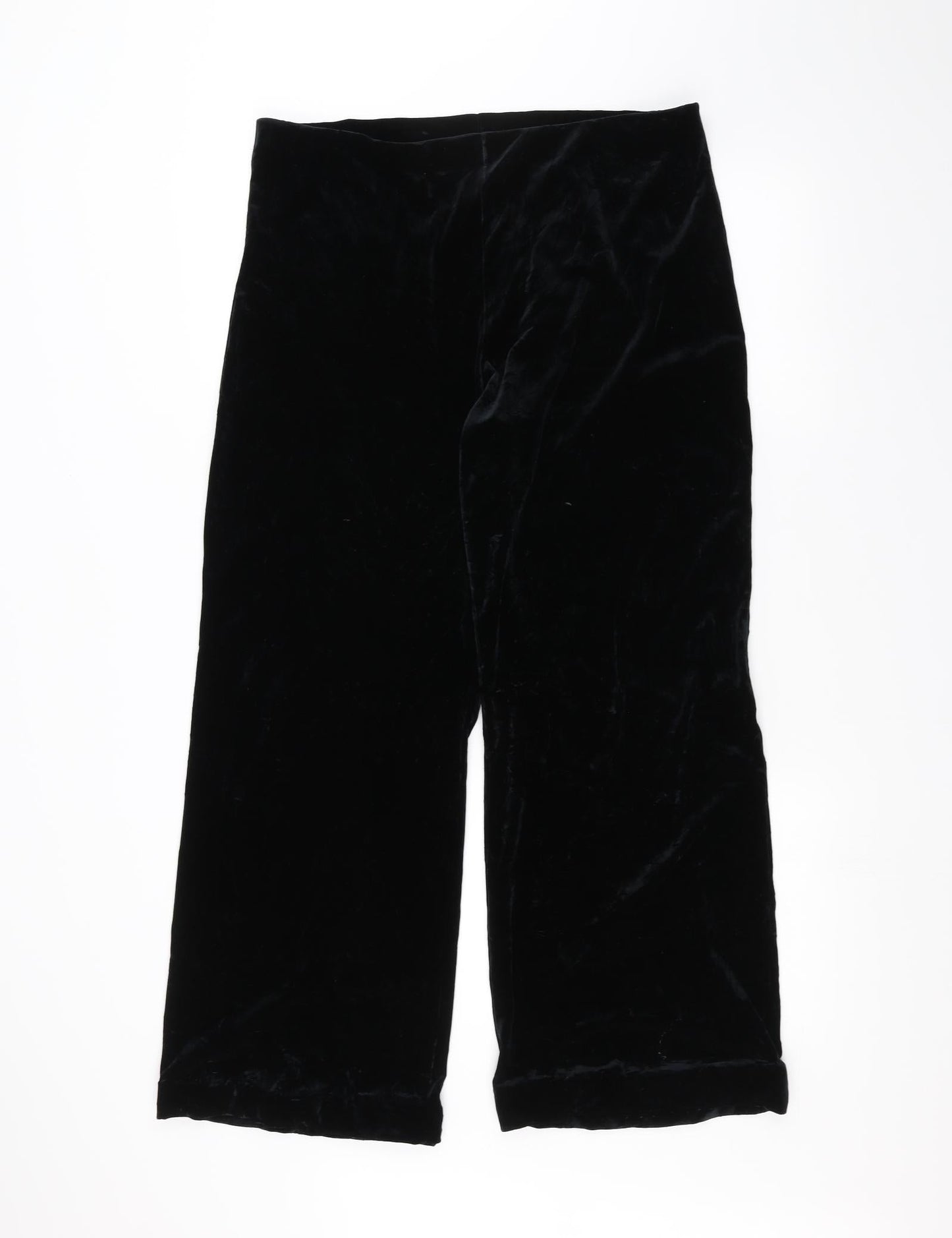 Womens UK Size 16 Marks and Spencer Regular Fit  Black Trousers