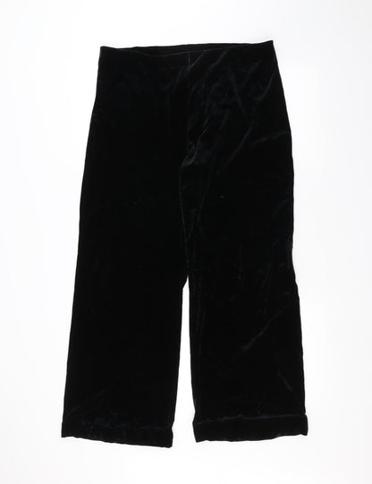 Womens UK Size 16 Marks and Spencer Regular Fit  Black Trousers