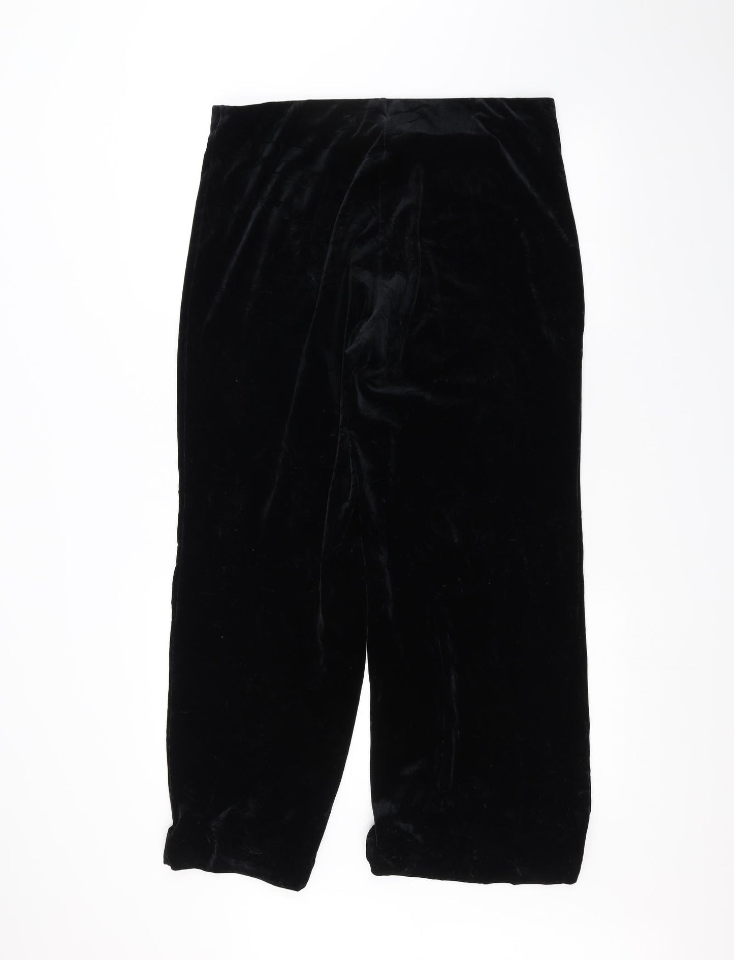 Womens UK Size 16 Marks and Spencer Regular Fit  Black Trousers