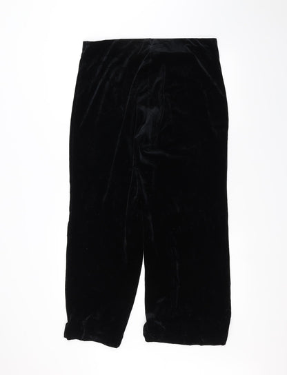 Womens UK Size 16 Marks and Spencer Regular Fit  Black Trousers