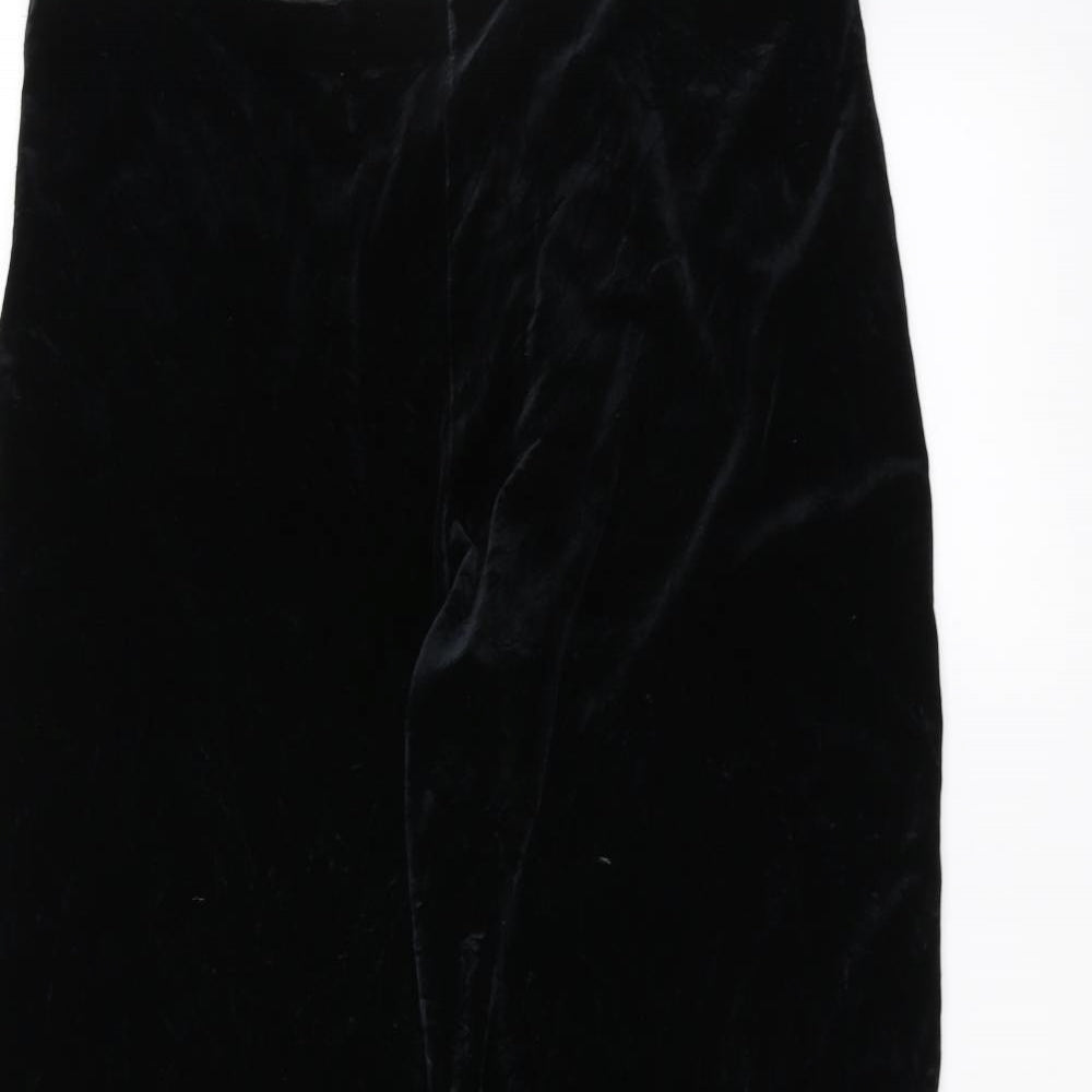 Womens UK Size 16 Marks and Spencer Regular Fit  Black Trousers