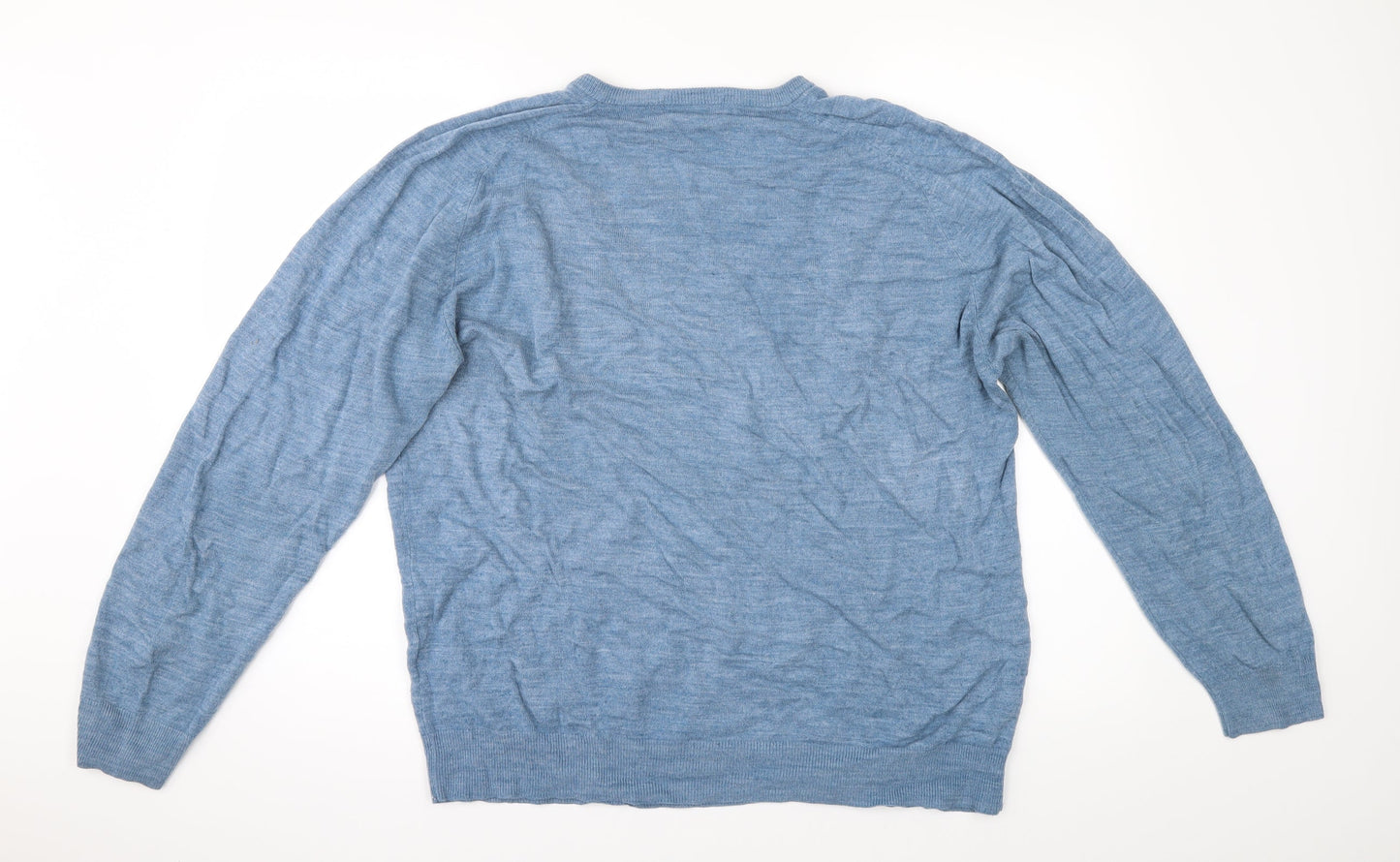 Blue Harbour Mens Blue  Knit Pullover Jumper Size L