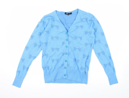 Cutie Womens Blue   Pullover Jumper Size S