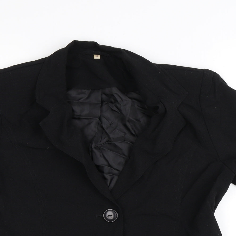 Womens UK Size 10 EWM Black Jacket