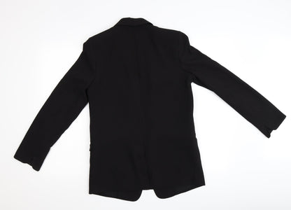 NEXT Womens Black  Woven Jacket Suit Jacket