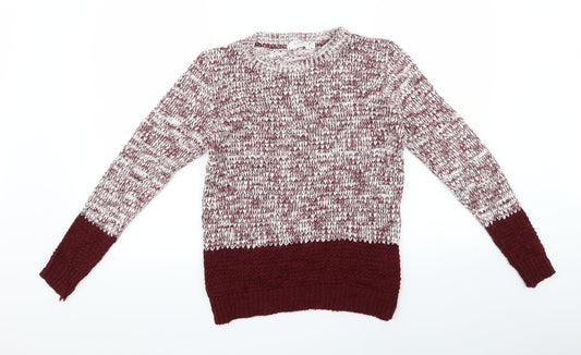 Blue Inc Womens Red   Pullover Jumper Size 8