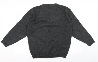 Streamline Womens Grey  Rayon Pullover Jumper Size M
