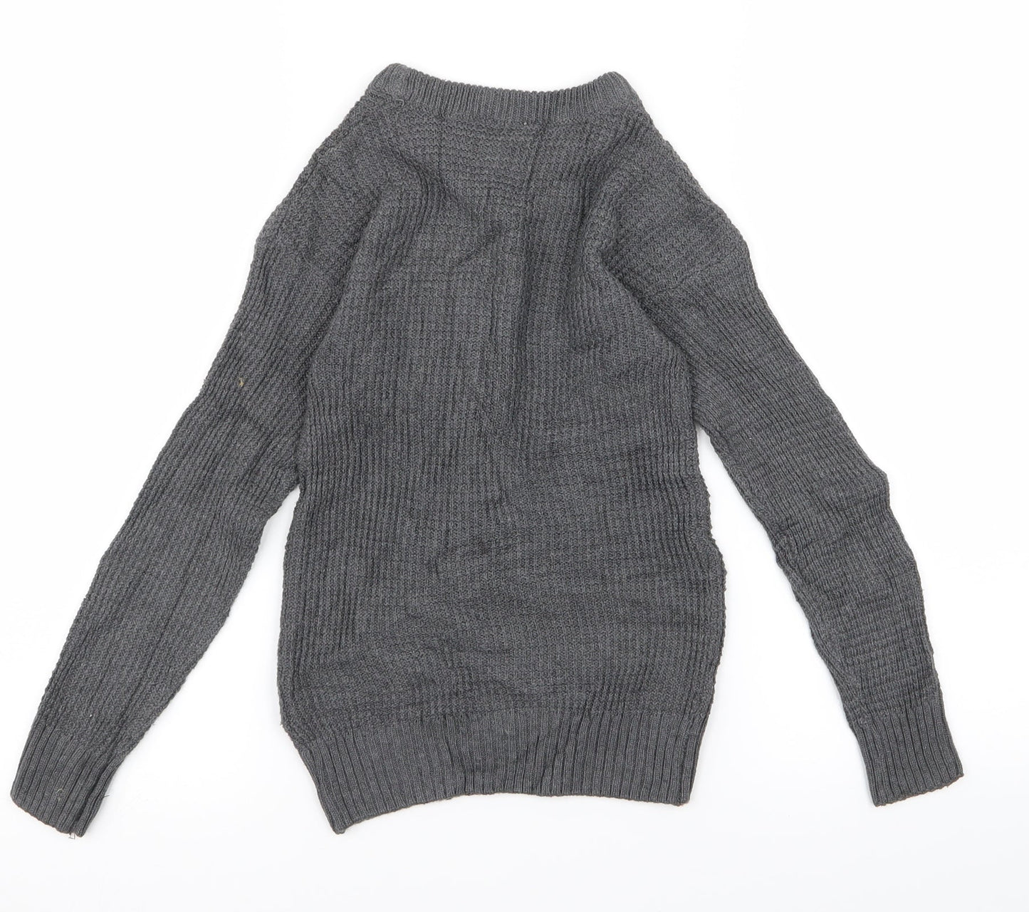 pep co Girls Grey   Jumper Dress  Size 7 Years