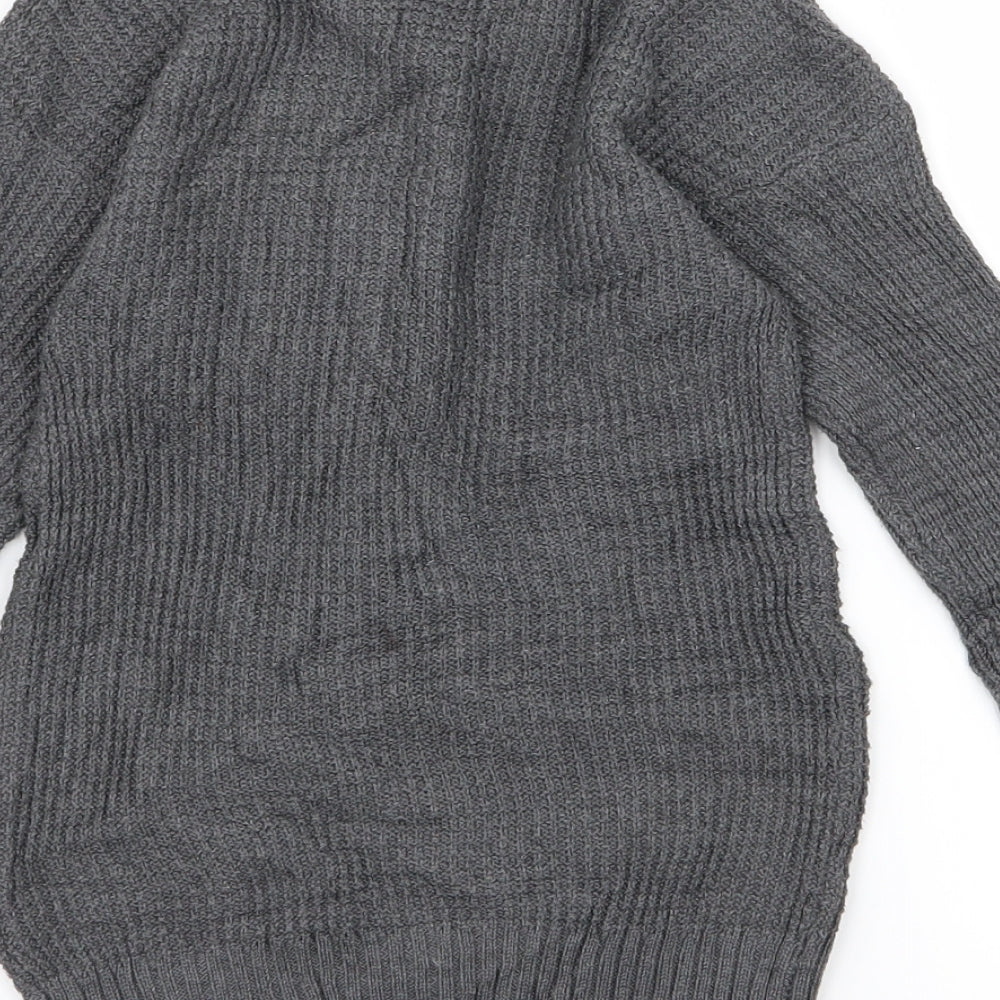 pep co Girls Grey   Jumper Dress  Size 7 Years