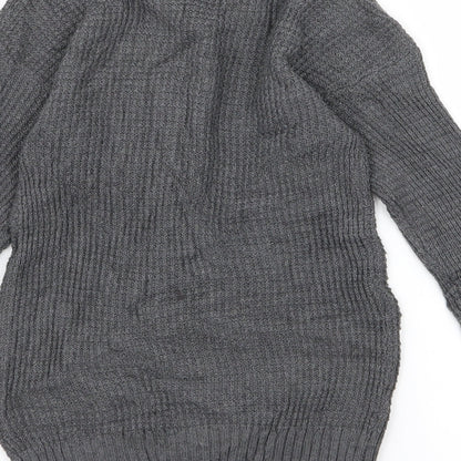 pep co Girls Grey   Jumper Dress  Size 7 Years