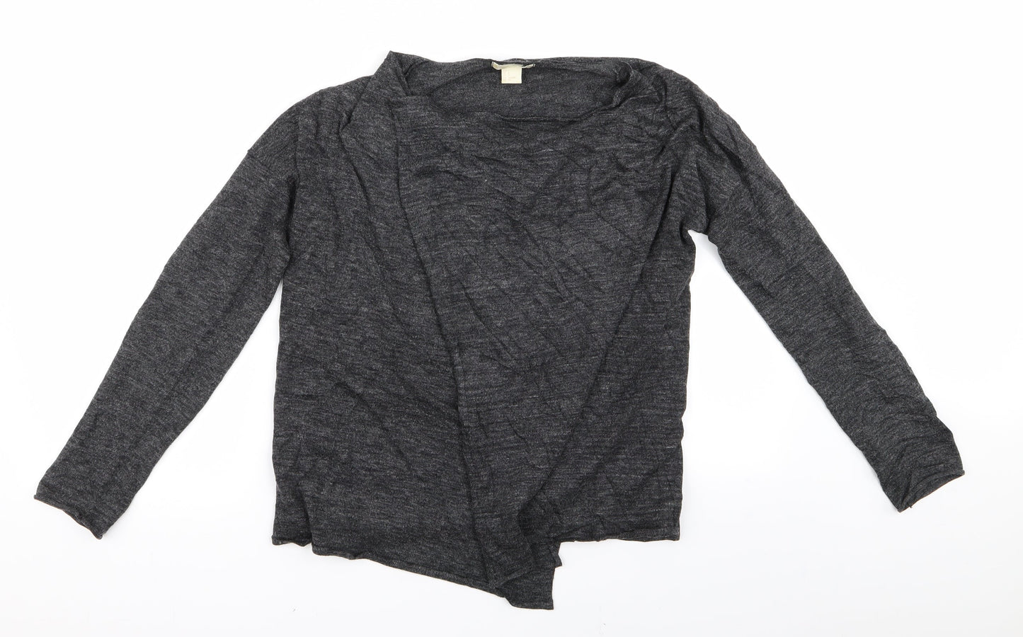 H&M Womens Grey   Cardigan Jumper Size S