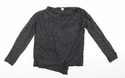 H&M Womens Grey   Cardigan Jumper Size S