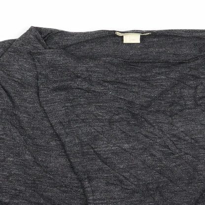 H&M Womens Grey   Cardigan Jumper Size S