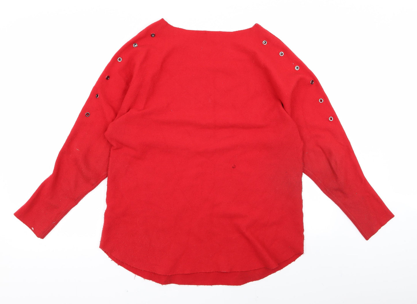 pomodoro Womens Red   Pullover Jumper Size M