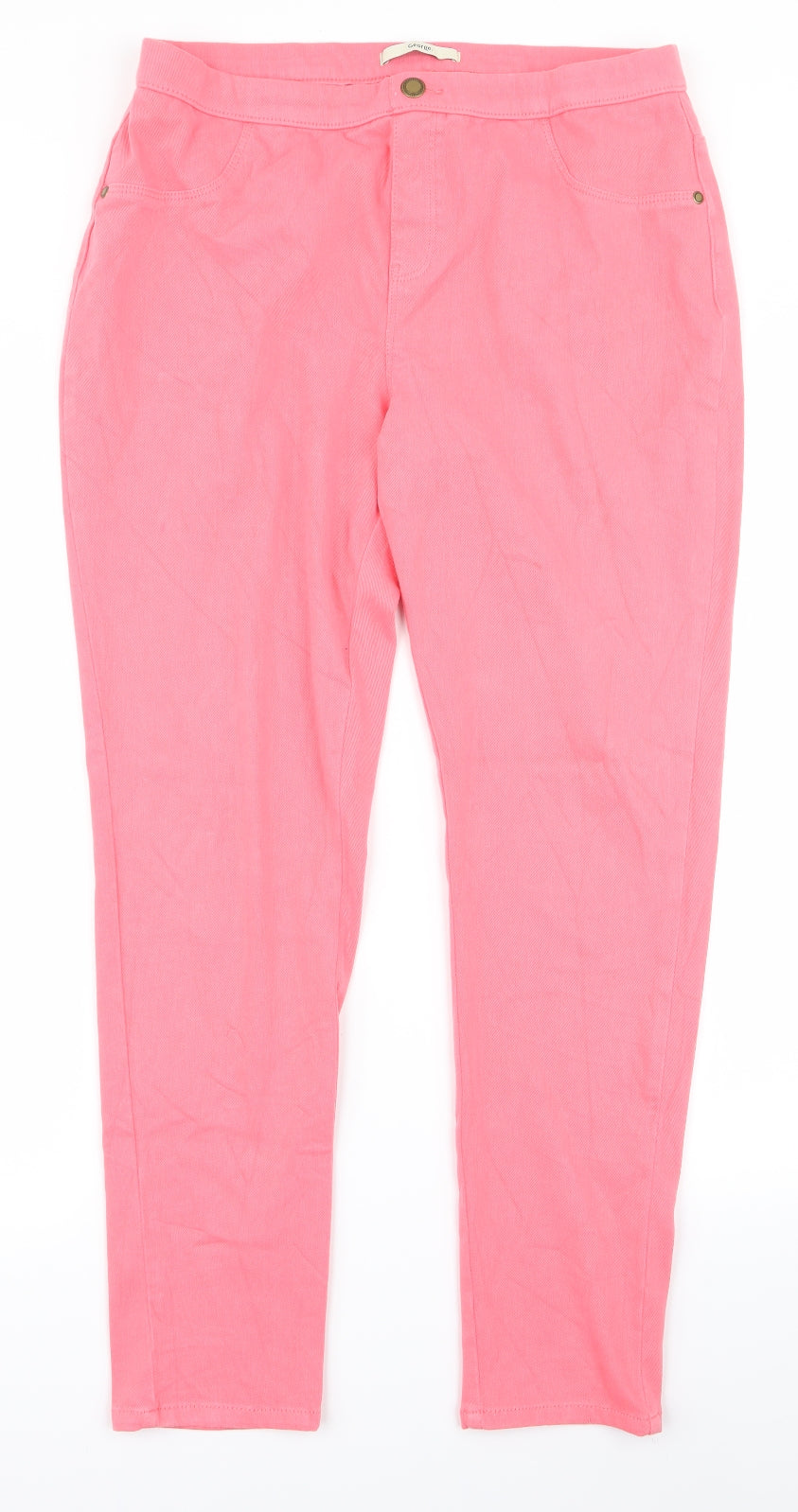George Womens Pink   Trousers  Size 14 L27 in