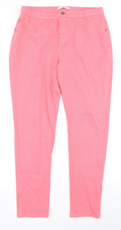 George Womens Pink   Trousers  Size 14 L27 in
