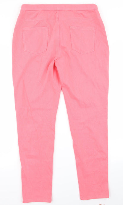 George Womens Pink   Trousers  Size 14 L27 in