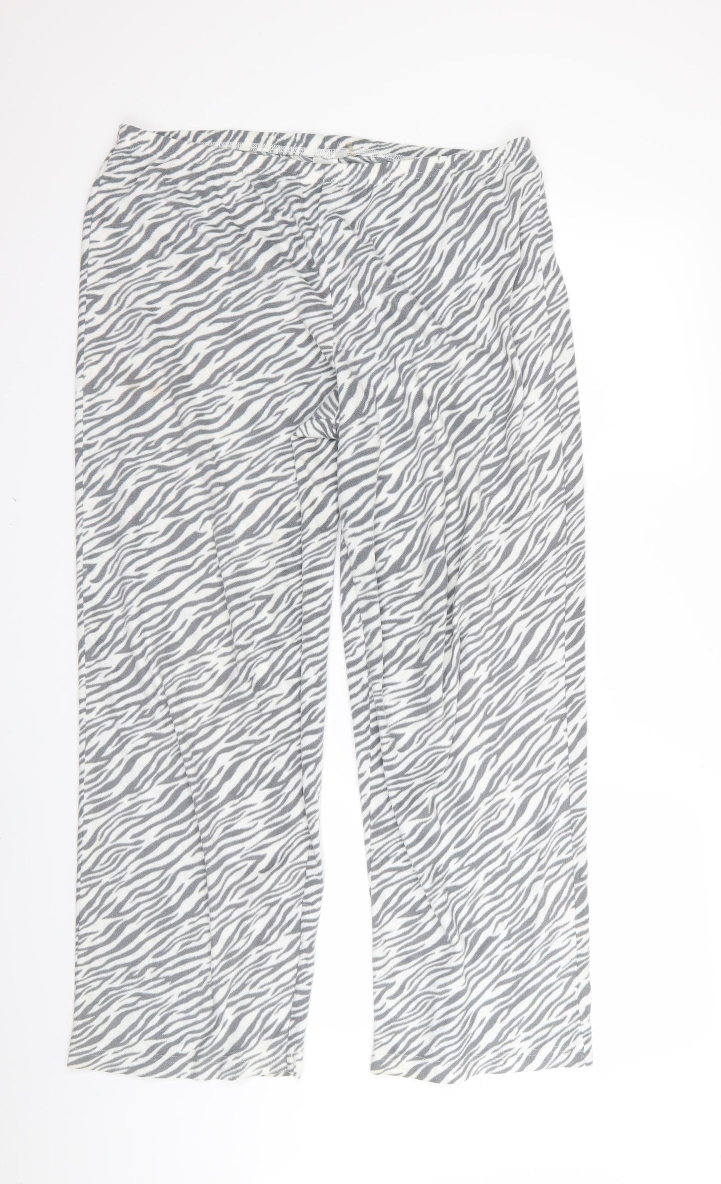 preworm Womens Black Animal Print  Jogger Trousers Size M L27 in - v