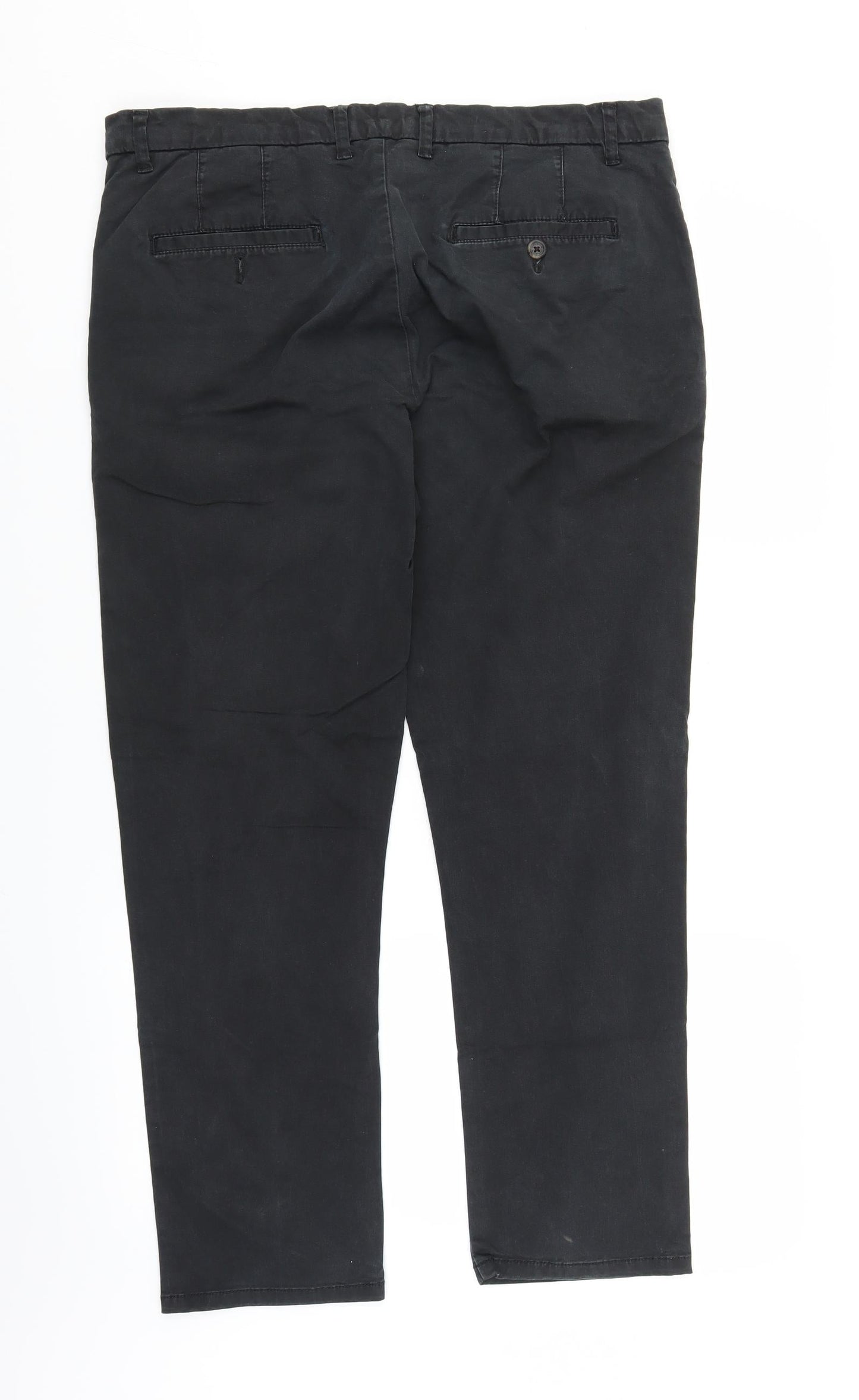 ACW85 Womens Black  Denim Straight Jeans Size 36 L27 in