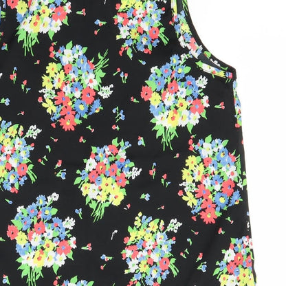 Womens UK Size 12 Atmosphere Black Basic Blouse