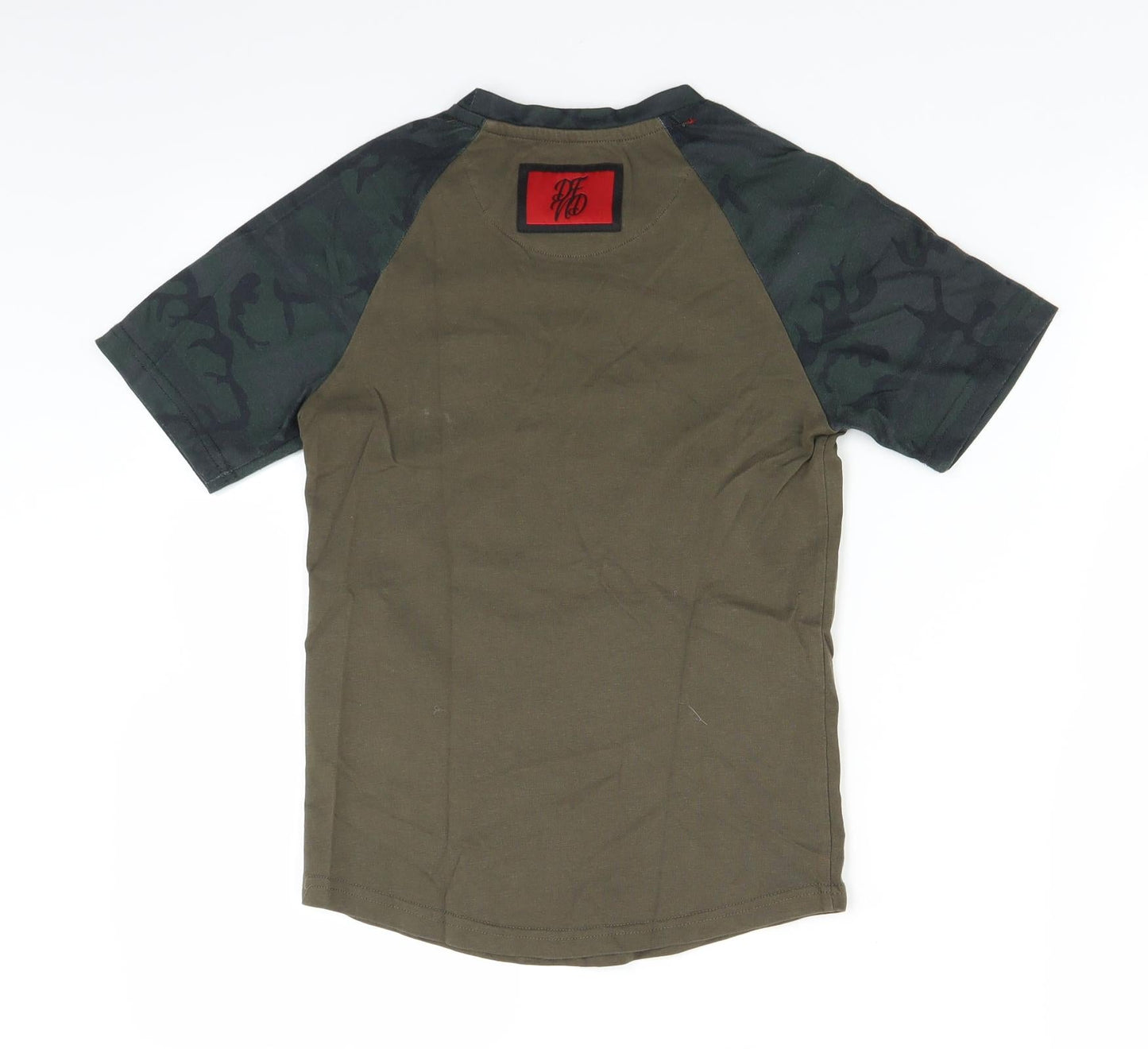 DFND Boys Brown   Basic T-Shirt Size 9-10 Years