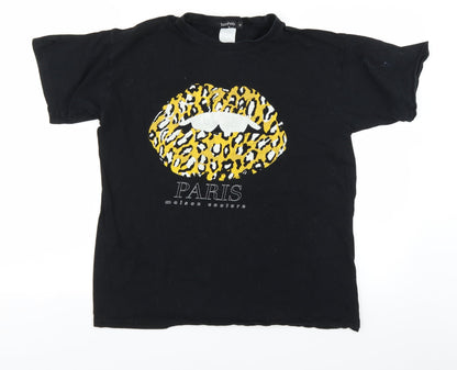 Boohoo Womens Black   Basic T-Shirt Size M