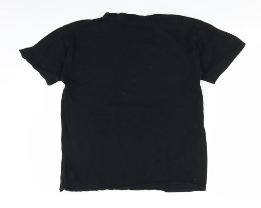 Boohoo Womens Black   Basic T-Shirt Size M