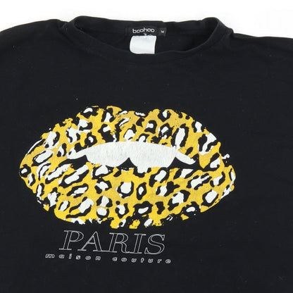 Boohoo Womens Black   Basic T-Shirt Size M