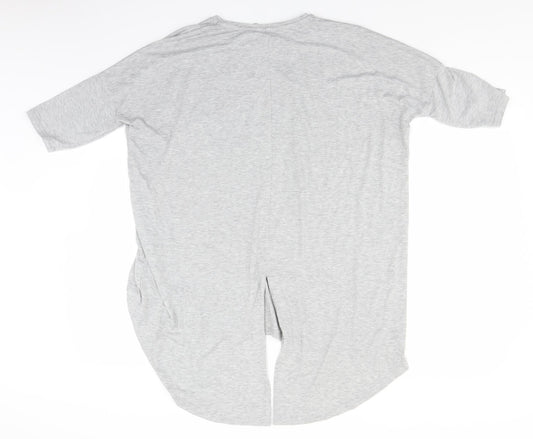Womens UK Size 10 Atmosphere Grey Basic Blouse