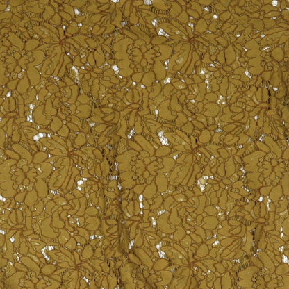 Promod Womens Yellow   Basic T-Shirt Size 8