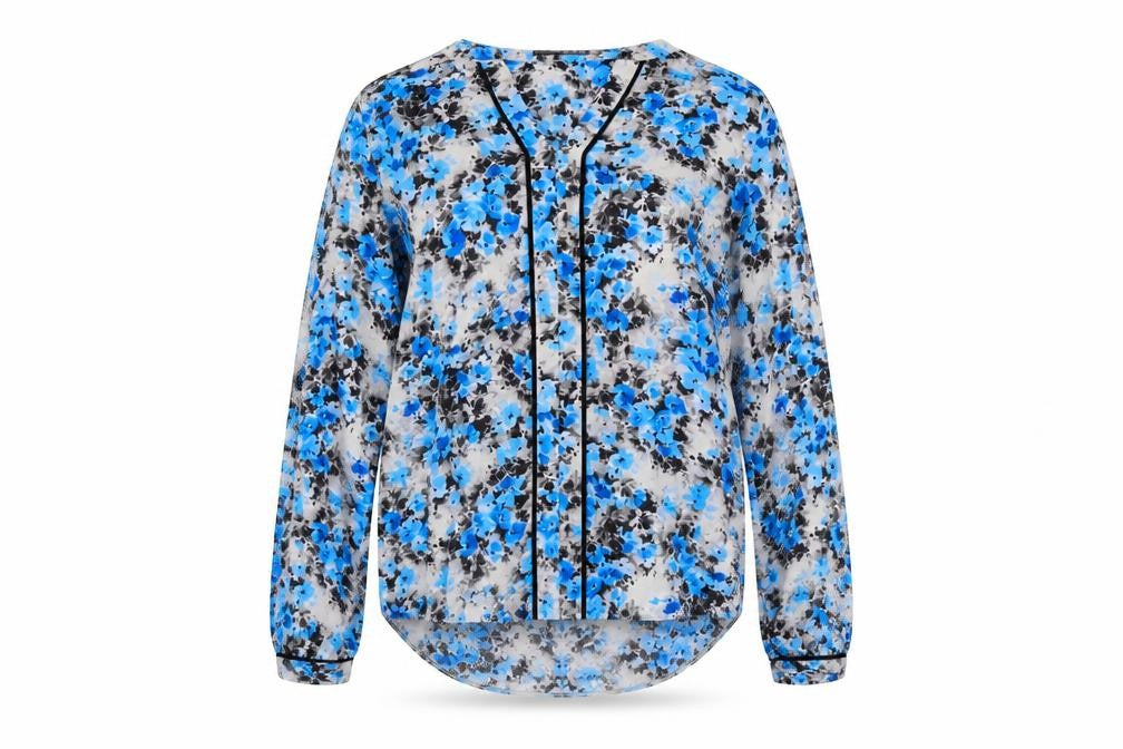 Womens UK Size 10 Atmosphere Blue Basic Blouse