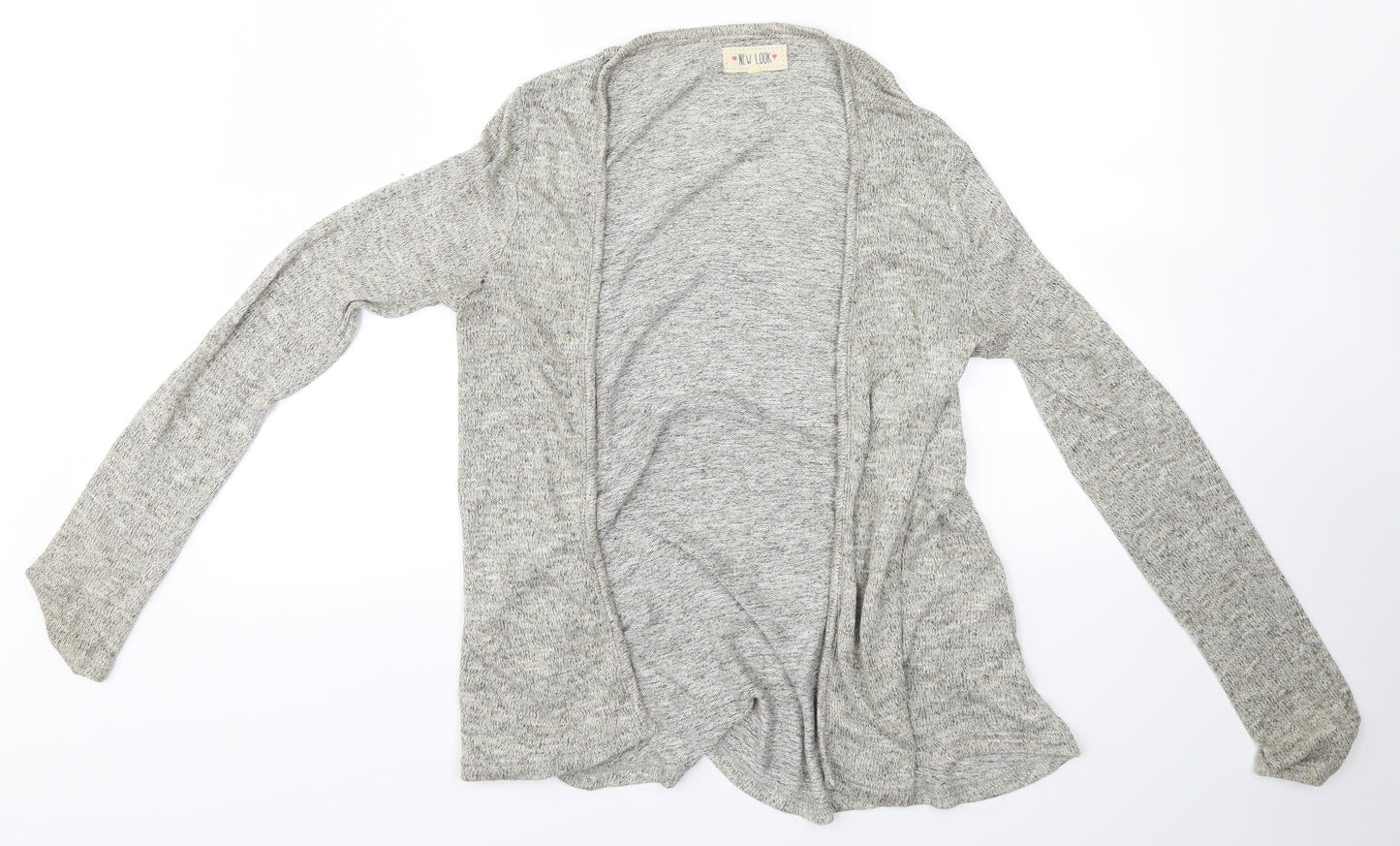 Womens UK Size 10 New Look Grey Basic Blouse