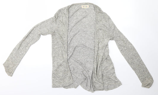 Womens UK Size 10 New Look Grey Basic Blouse
